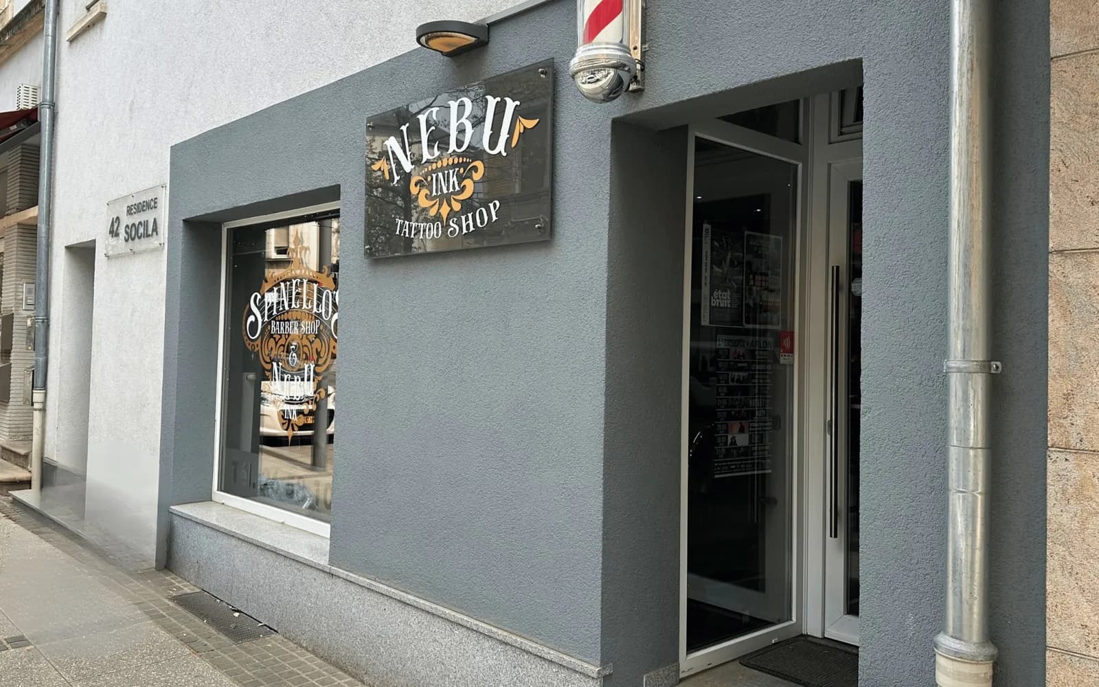 Spinello's Barbershop & Nebu Ink 5